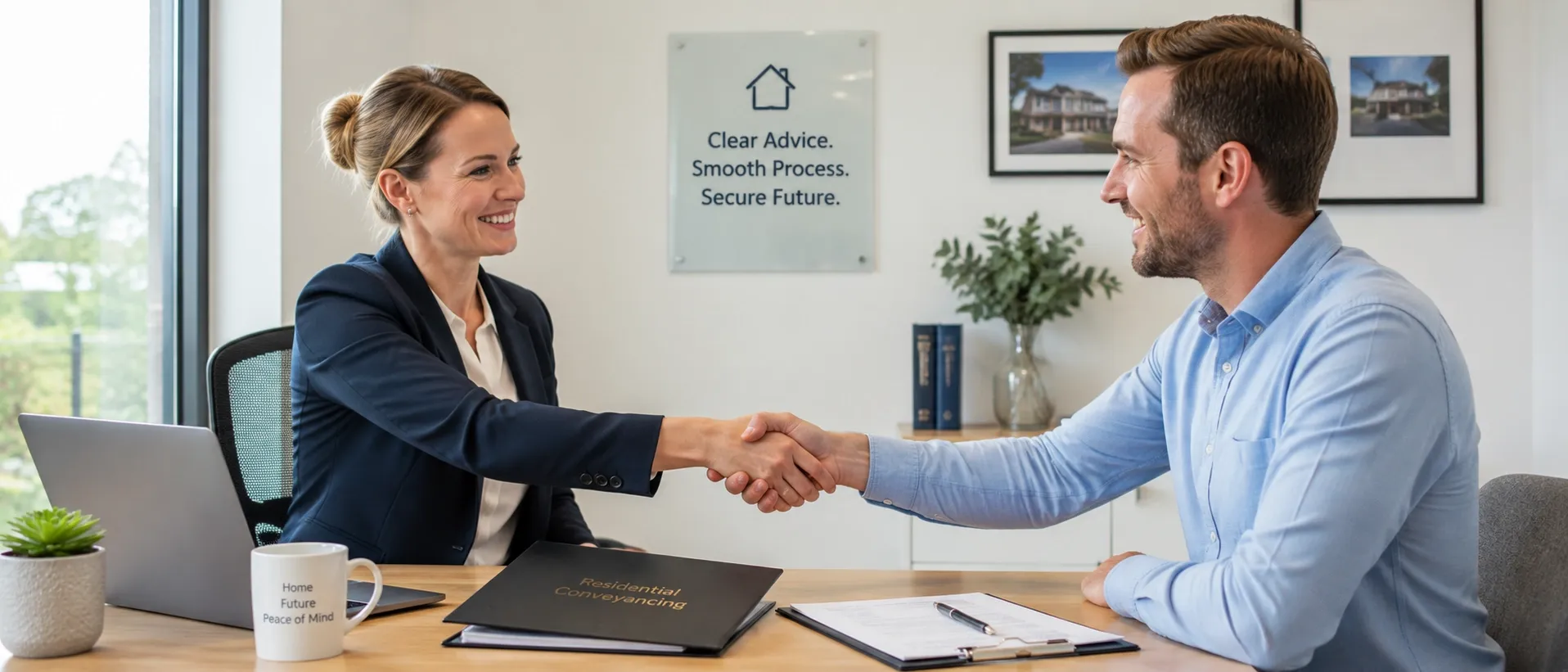 Confirming instructions with a residential conveyancing solicitor