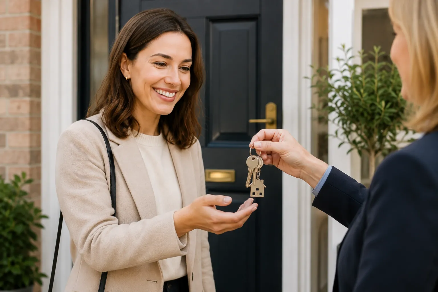House keys ready to hand over on completion day