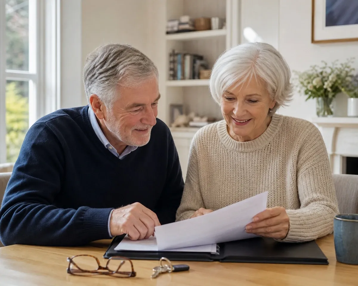 Conveyancer updating a client by phone on their case progress