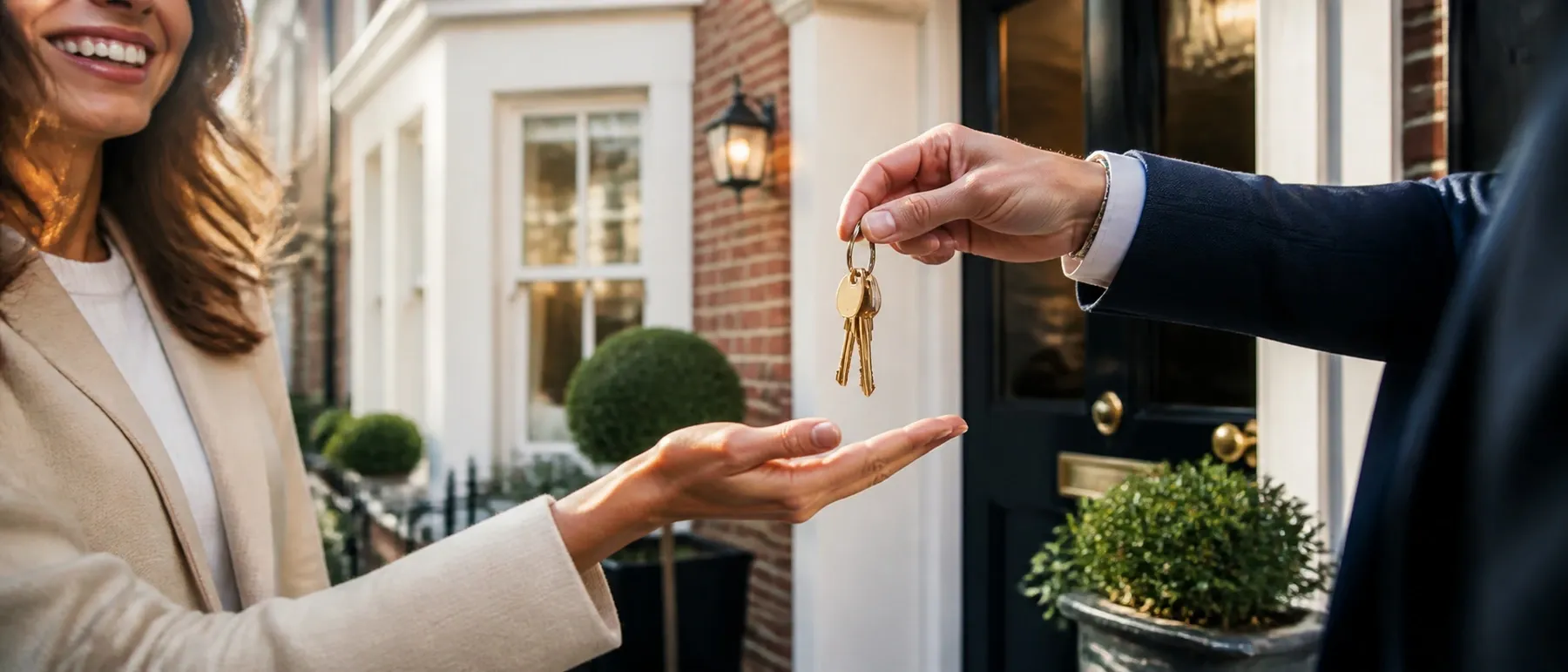 House keys ready to hand over on completion day
